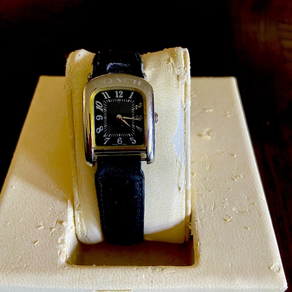 Coach Leather Band Watch